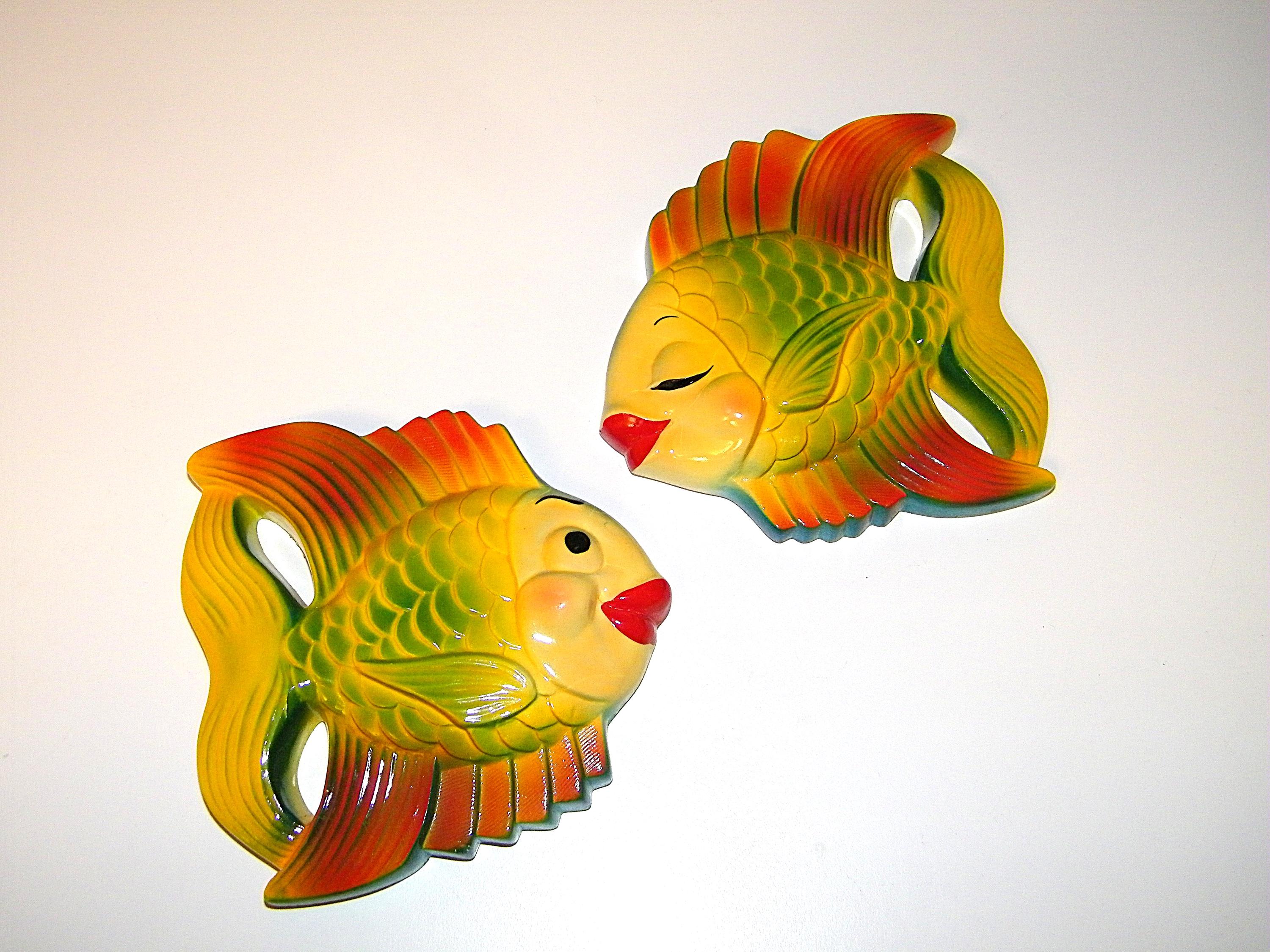 1960s Chalkware Fish - Etsy
