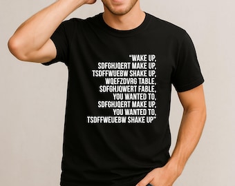 Wake Up Meme Shirt, Funny Rock Lyric Parody, Comfort Colors Tee