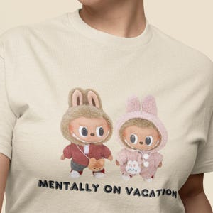 Labubu Airport Style, Cute Labubu Characters, Matching Travel Shirt, Gift for Travelers, Family Set, Labubu Travel Mood, Labubu Travel Shirt
