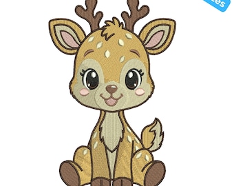Diseño de bordado a máquina de jirafa adorable, diseño de bordado a máquina de jirafa bebé de safari, 4 tamaños, descarga instantánea.
