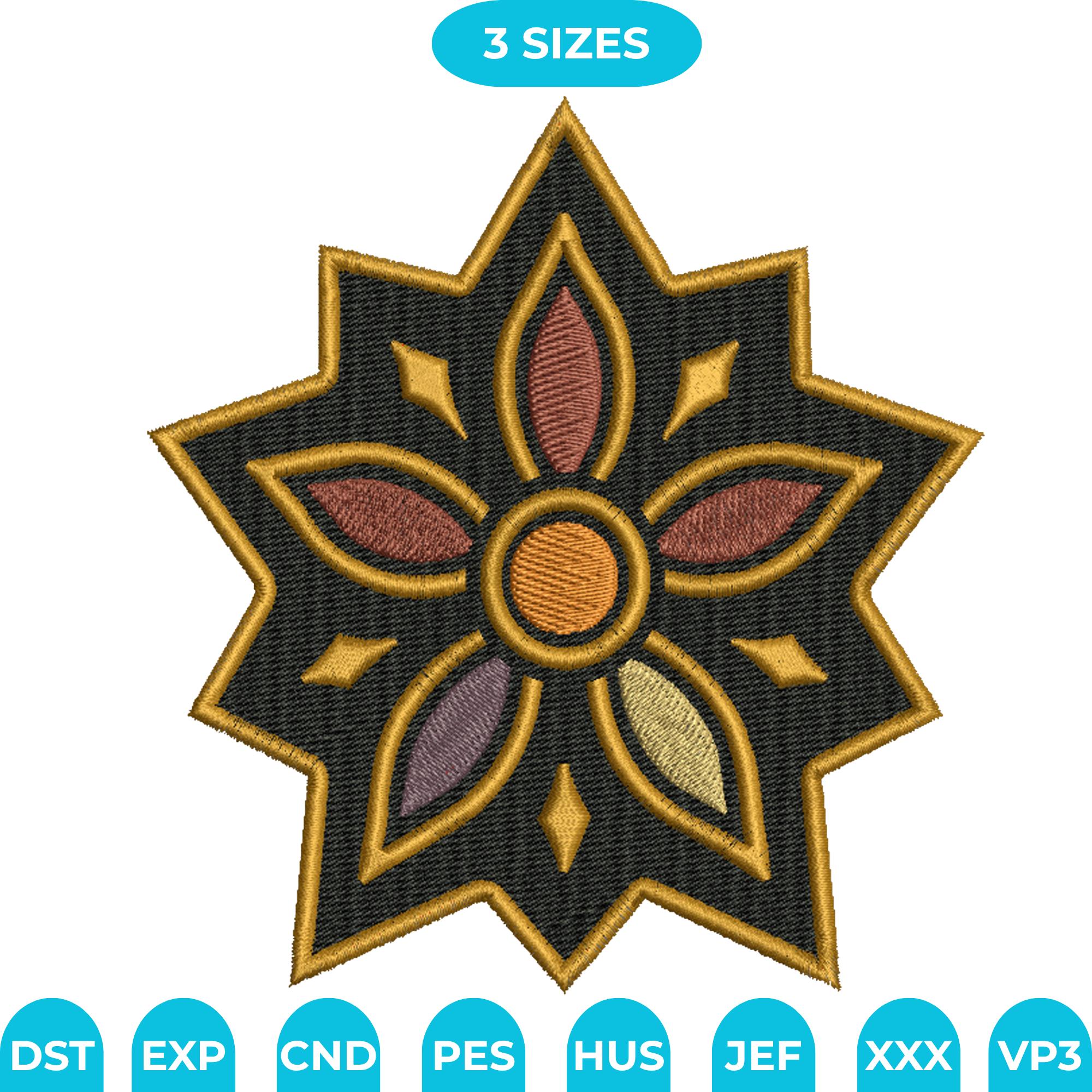 Pattern On Rumi Shoulder Rumi Kpop Demon Hunters Shoulder Patch Embroidery Pattern, Kpop Demon ...