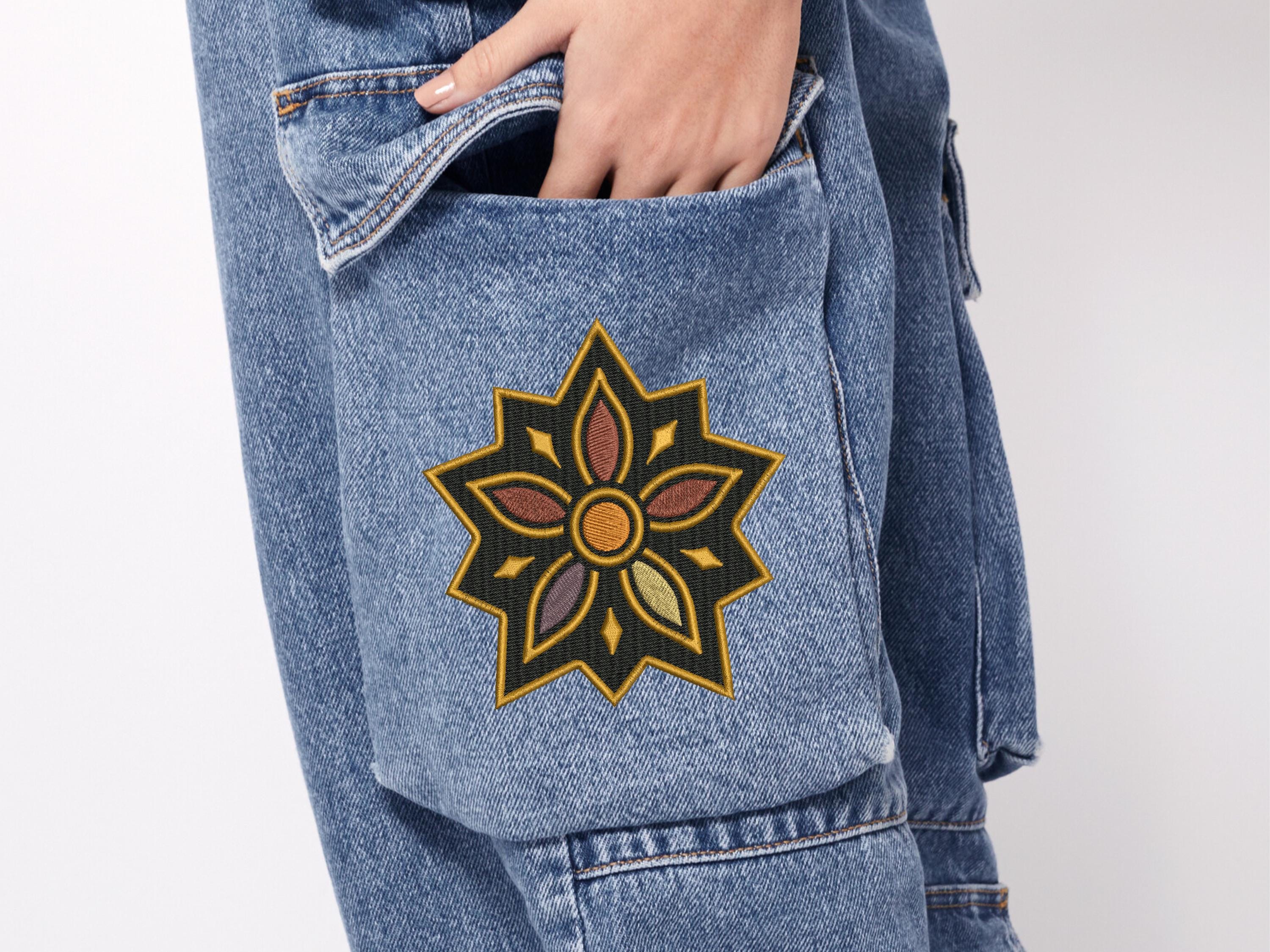 Pattern On Rumi Shoulder Rumi Kpop Demon Hunters Shoulder Patch Embroidery Pattern, Kpop Demon ...