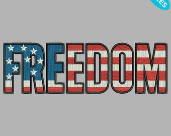 Diseño de bordado "Libertad", bordado "Justicia para Charlie Kirk", EE. UU. patriótico, 4 tamaños, descarga instantánea