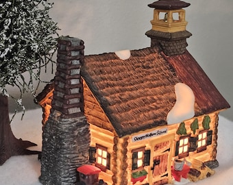 Vintage Dept 56 Sleepy Hollow School Boxed # 5954-4