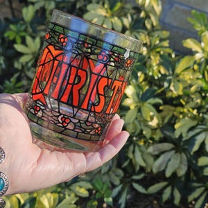 20 oz drinking glass Smoke Grey Drinking Glass // 20 oz
