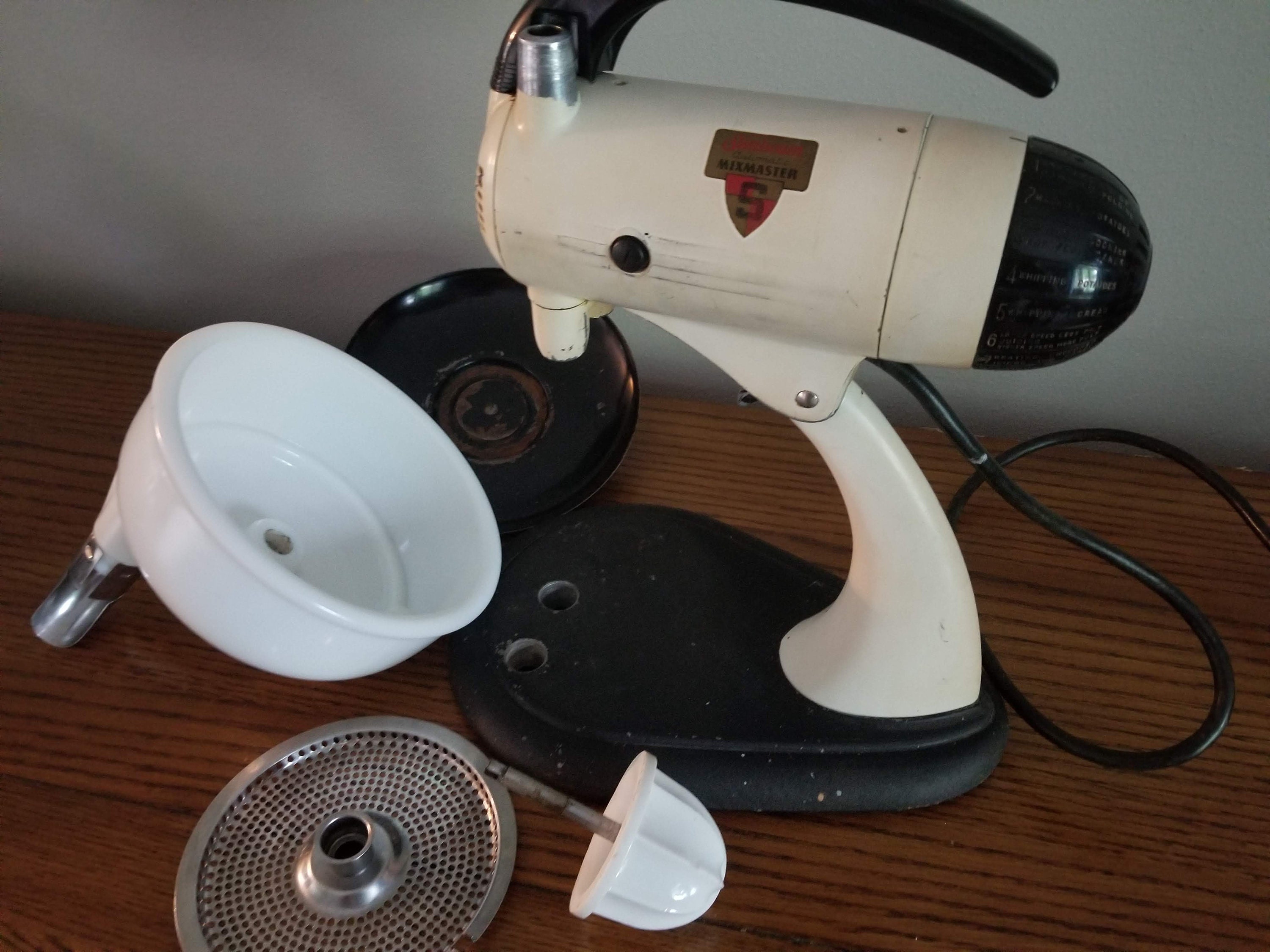 Midcentury Sunbeam Automatic Mixmaster Model 9 With Juicer Etsy Canada