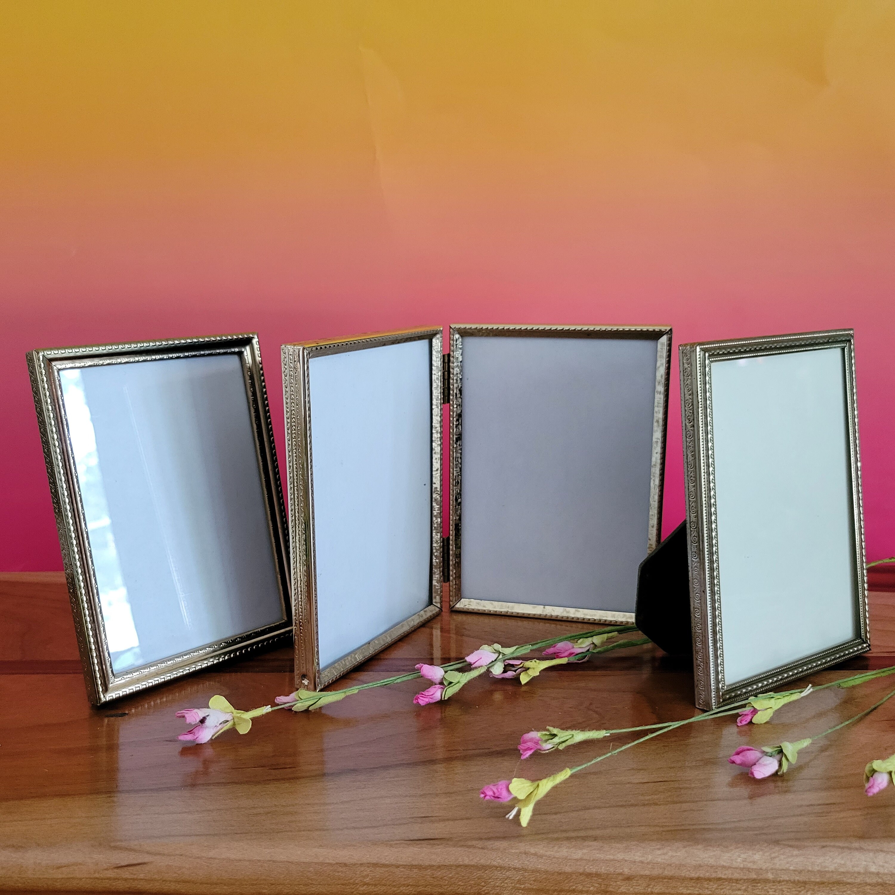 4x6 Picture Frames 6-Pk - Floating Frame Set for Table Numbers, Wedding  Signs, Photos, or Table Decor-Gold 83-DT6135 - The Home Depot