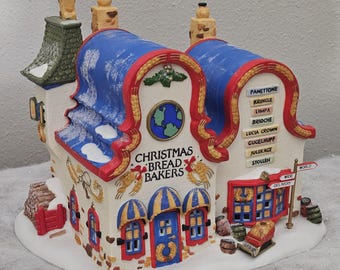 Vintage Dept 56 Christmas Bread Bakers: North Pole Series Retired
