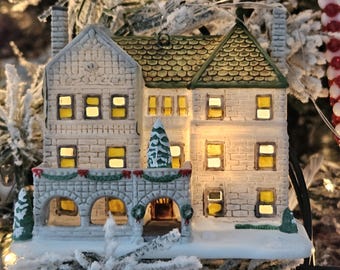 Vintage Dept 56 Lighted Ronald McDonald House Ornament (1999)