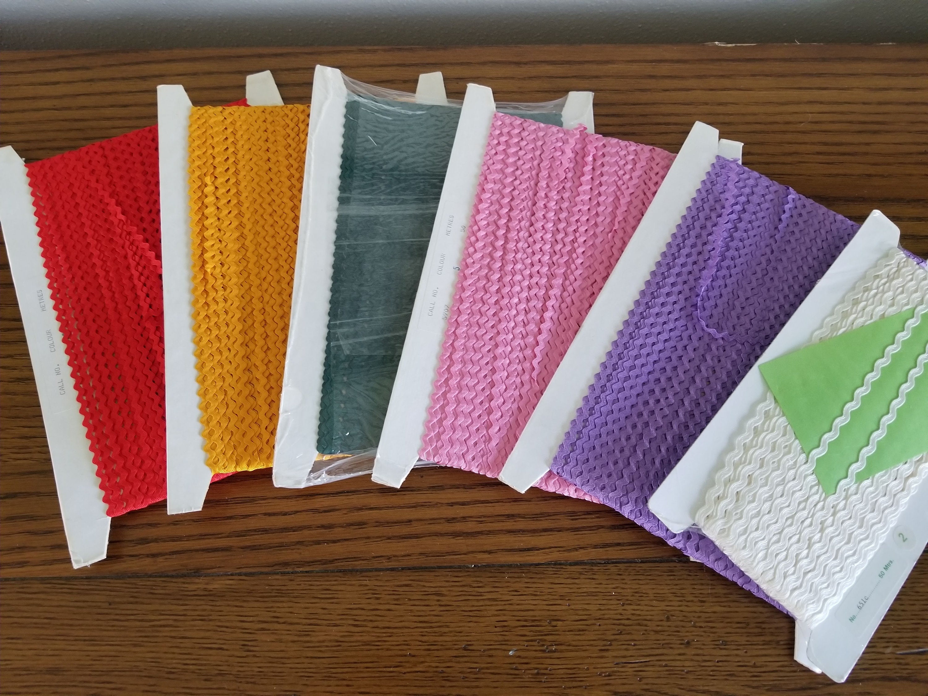 Ric Rac Rickrack 1/8 Wide Sewing Trim Notions 300 Yards Etsy