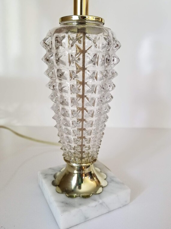 vintage crystal table lamps