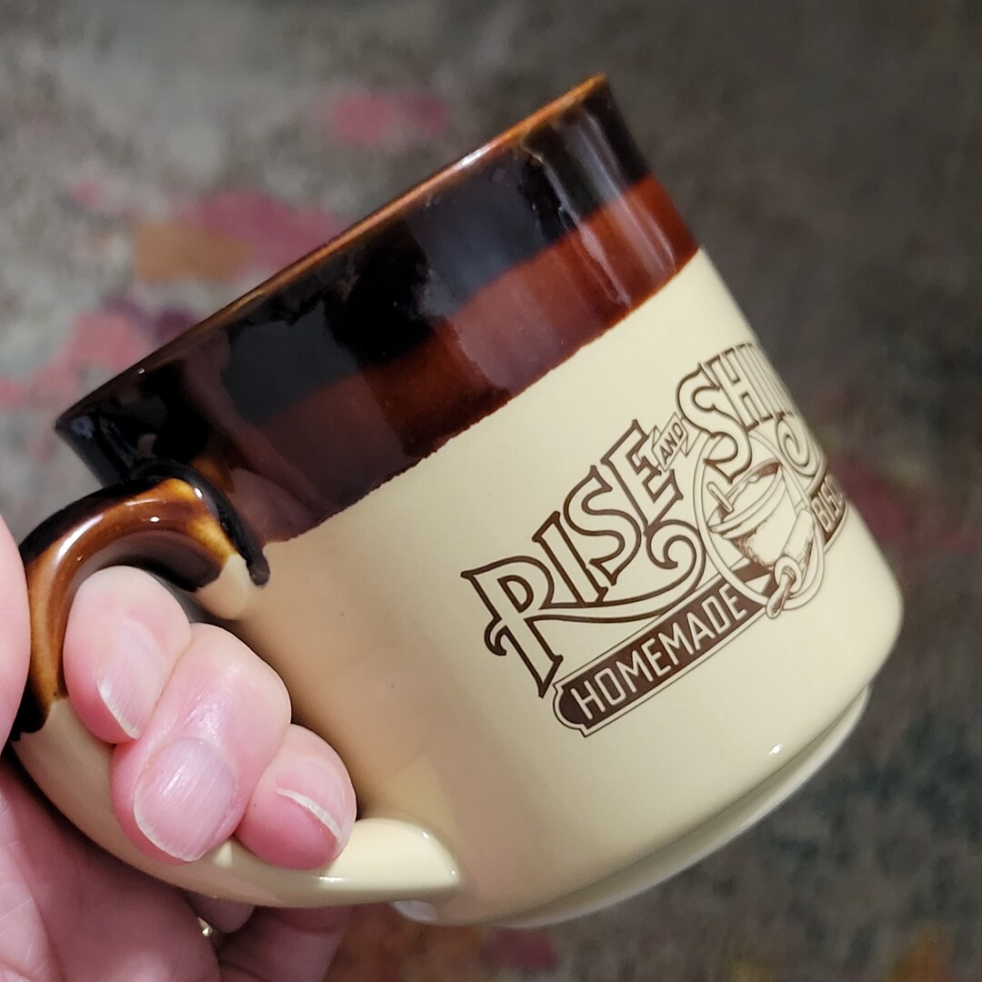 Set of 6 Vintage Hardee's Ceramic Coffee Mugs Rise and Etsy