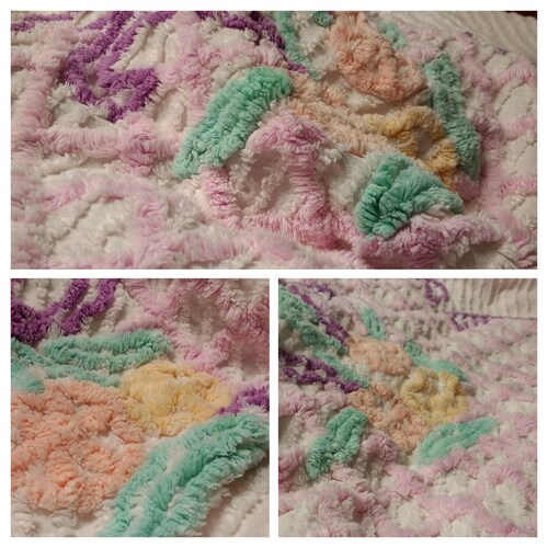 Vintage Chenille Bedspread Etsy