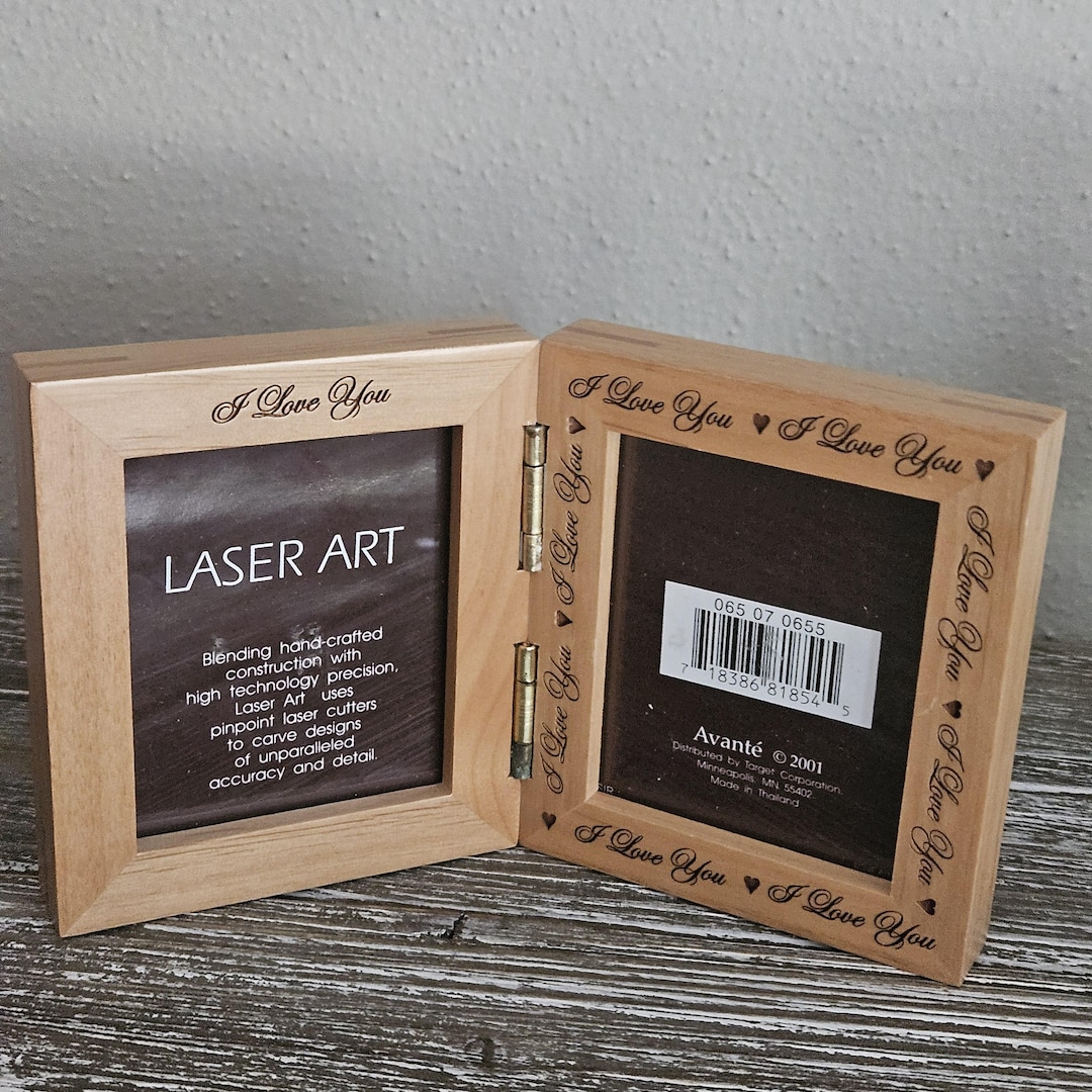 Vintage Double Wood Frame for 2.5