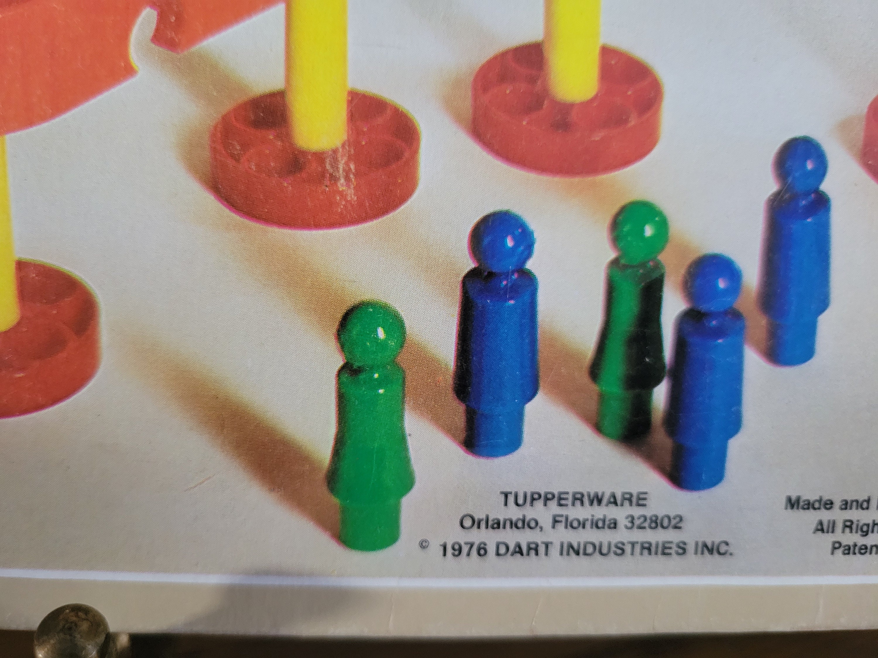 Tupperware Toy Rings Lot of Vintage 1976 Tupperware Amphibio Toy Pieces: Replacement or ...