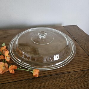 Vintage Replacement Large Round Glass Lid: Mexico