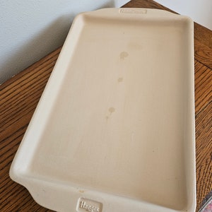 PAMPERED CHEF Flat Stoneware COOKIE SHEET (15X12) made in USA