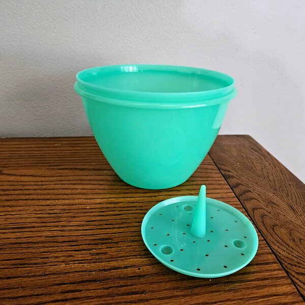 Tupperware Lettuce Keeper Vintage Crisper Etsy