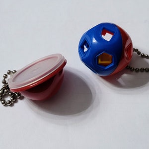 Miniature tupperware deals keychains