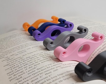 3D-utskriven boksidhållarring: Ergonomiskt enhandsläshjälpmedel