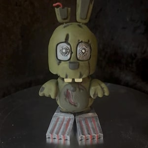 Springtrap Anpassad 3D-utskriven FNaF-inspirerad Bobblehead
