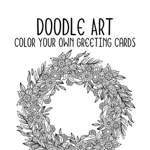 Color Your Own (DIY) Greeting Cards