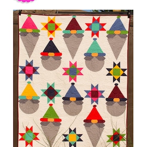 Gnome Fest Digital Quilt Pattern