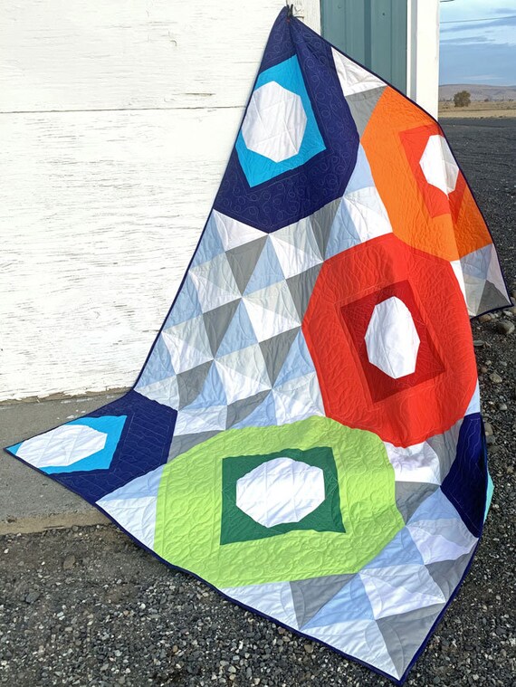 Ring Toss Quilt Kit 72x96 Etsy
