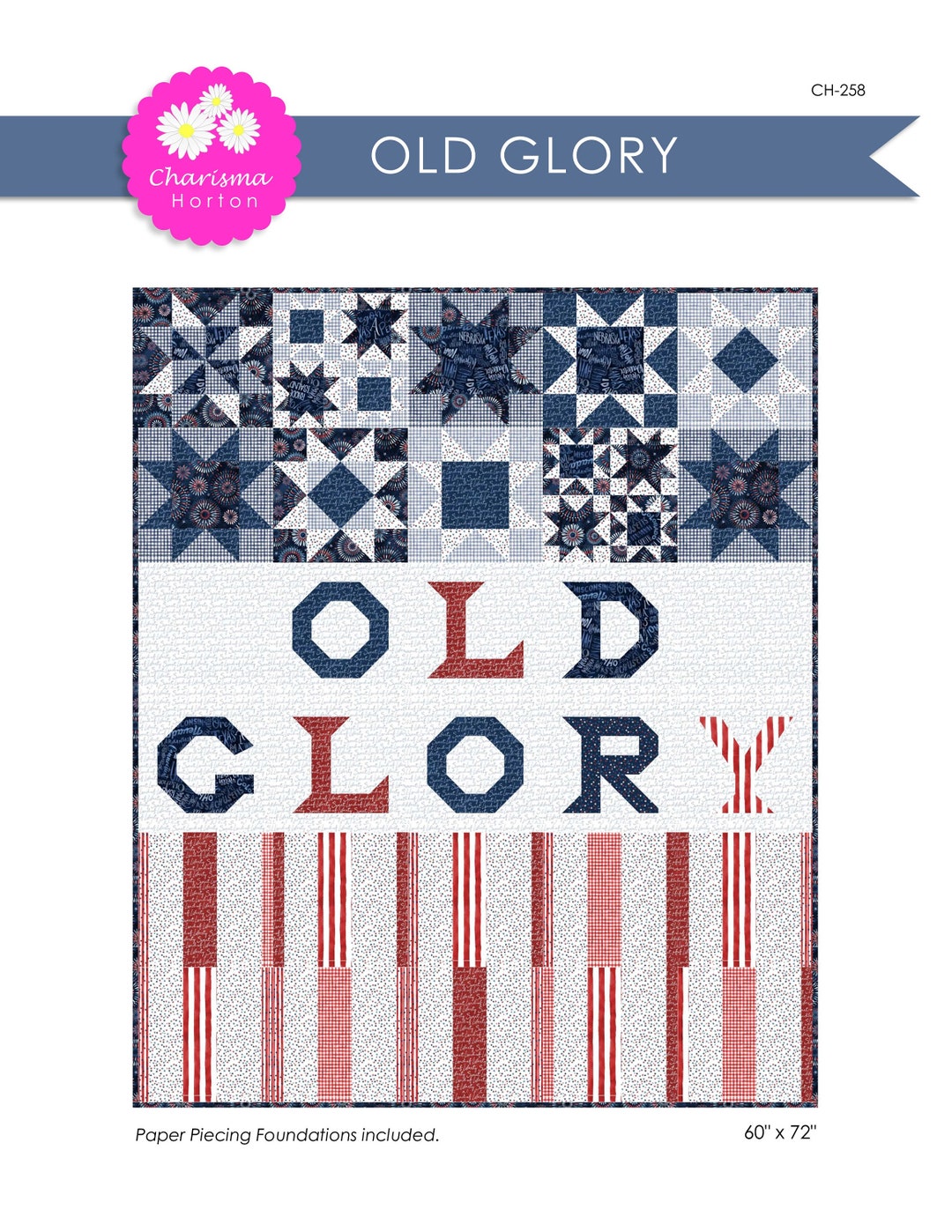 Old Glory Digital Pattern - Etsy