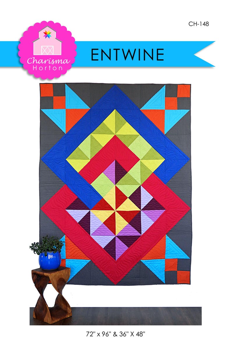 Entwine Pattern Entwine Digital Quilt Pattern - Etsy