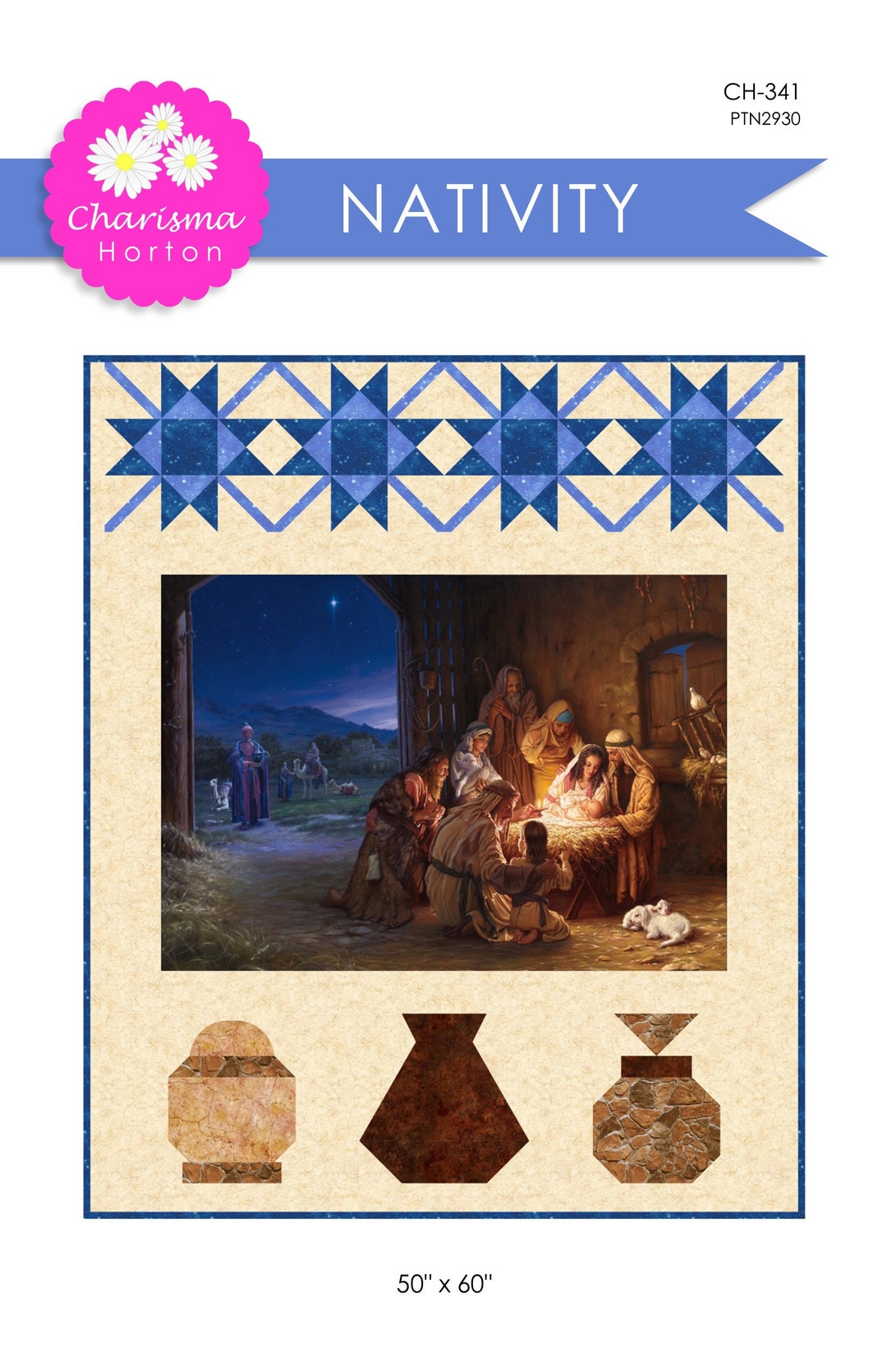 The Nativity Digital Quilt Pattern - Etsy
