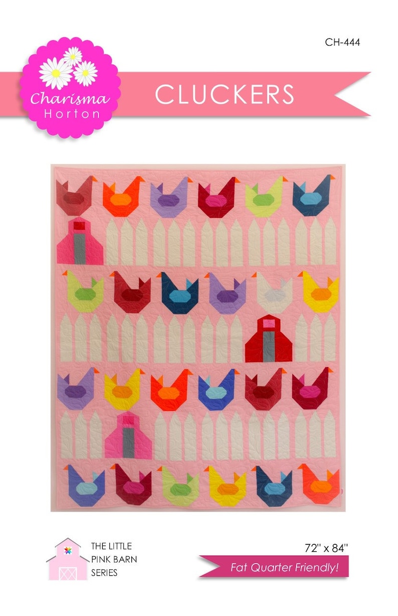 Cluckers Digital Quilt Pattern image 1