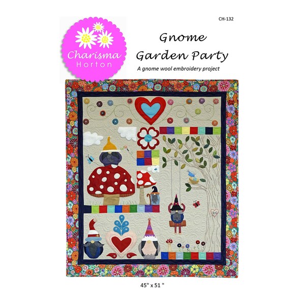 Gnome Garden Party PDF Pattern