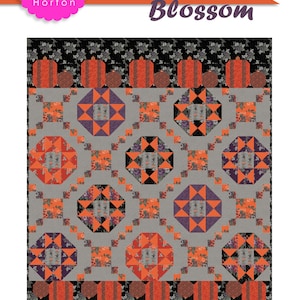 Squash Blossom Digital Quilt Pattern