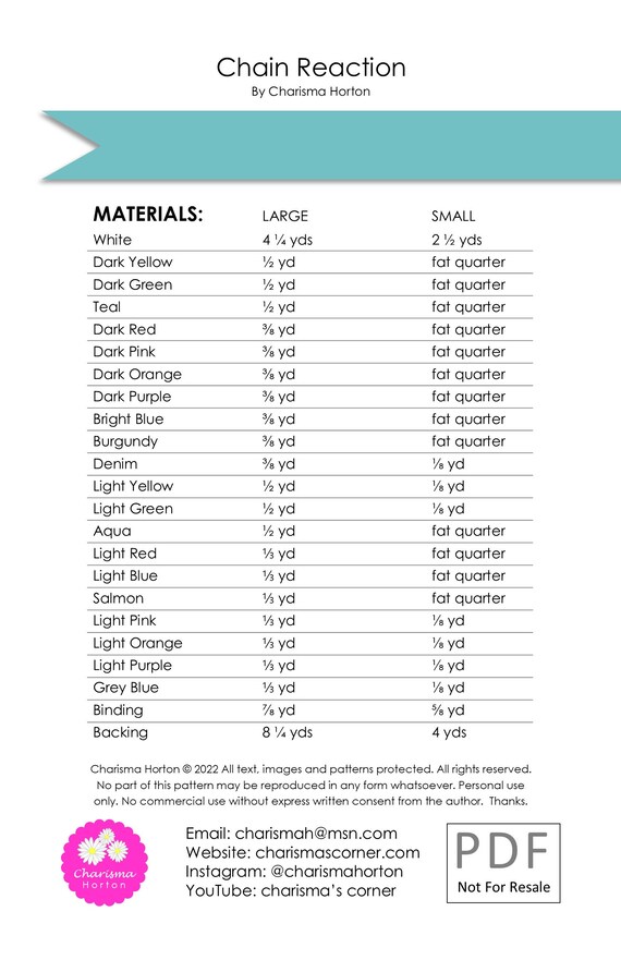 Chain Reaction Digital Pattern