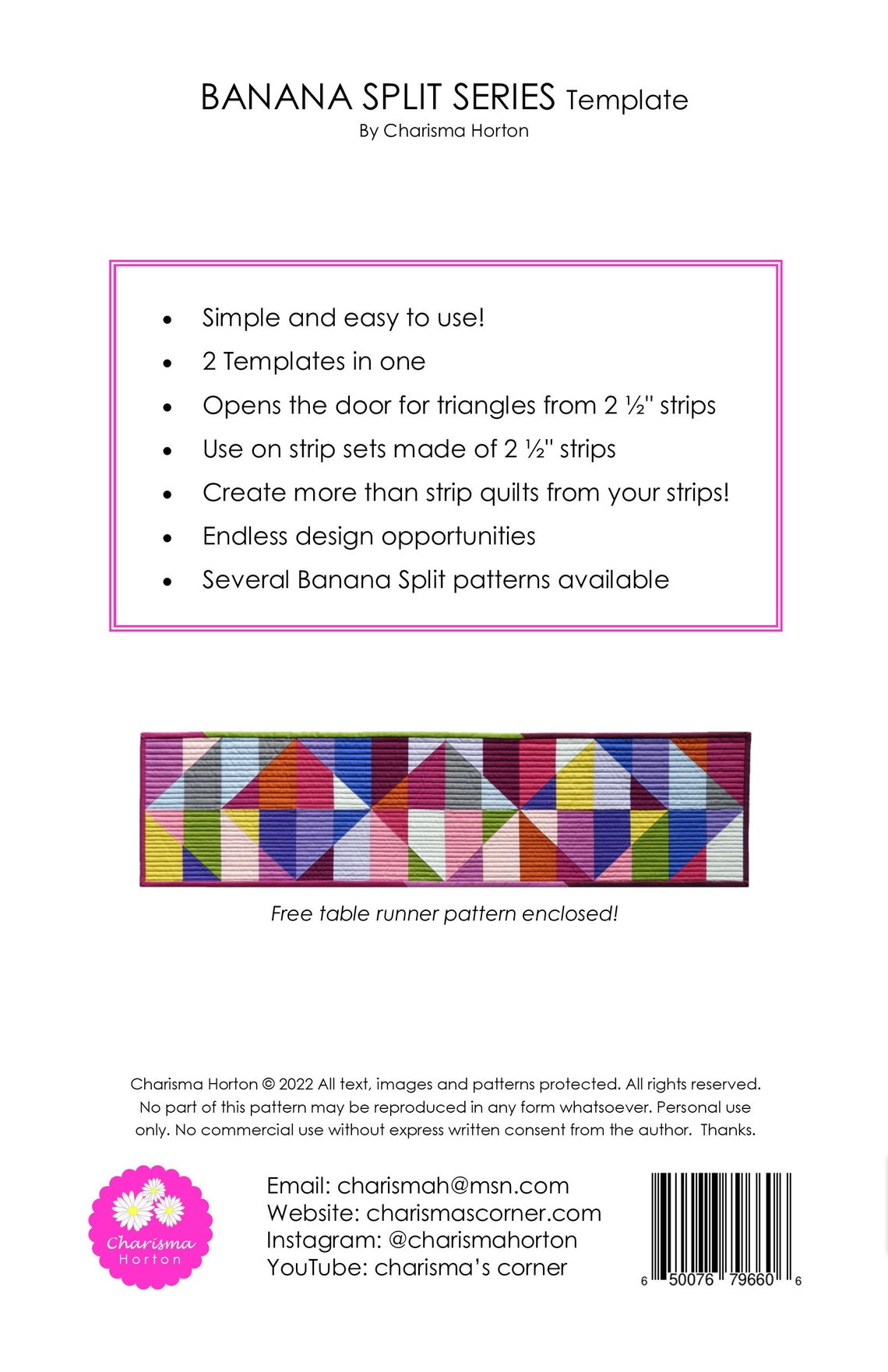 Banana Split Template - Etsy