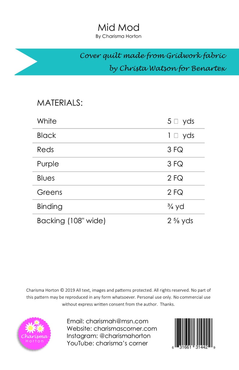 Mid Mod PDF Pattern image 2