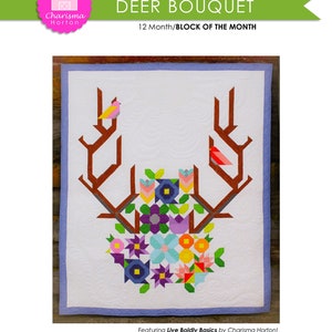 Deer Bouquet Quilt Kit