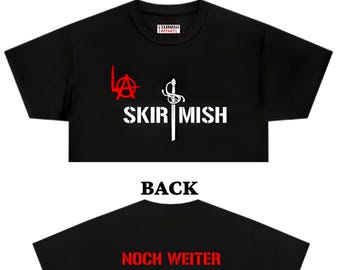 Official LA Skirmish T-Shirt - NOCH WEITER - Black White Tee Proceeds Support The Los Angeles-Based Western Martial Arts Club