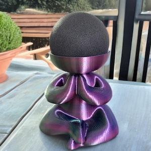 Meditating Alexa Stand | Echo dot stand | Speaker Stand | Alexa holder
