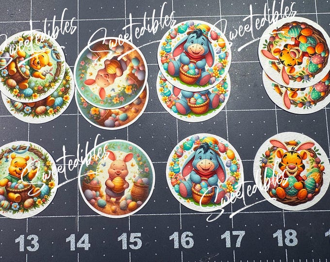 Edible Smart Paper Product Easter AI Generated Winnie the Pooh and Friends 1