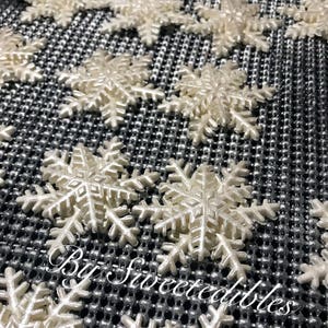Edible Snowflakes Large Size Gum Paste Gum Paste