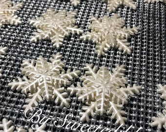 Edible Snowflakes Large Size Gum Paste Gum Paste