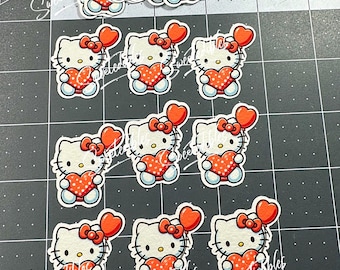 Edible Smart H Kitty Valentine’s Day topper