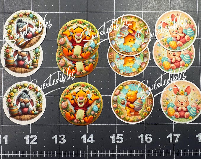 Edible Smart Paper Product Easter AI Generated Winnie the Pooh and Friends 2