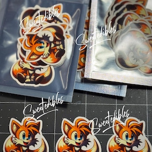 Tails from Sonic the Hedgehog AI generated image Edible Smart Paper