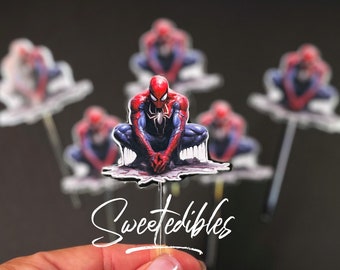 Spider-Man Cupcake Topper