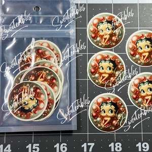 Papel inteligente comestível Dia dos Namorados Betty Boop