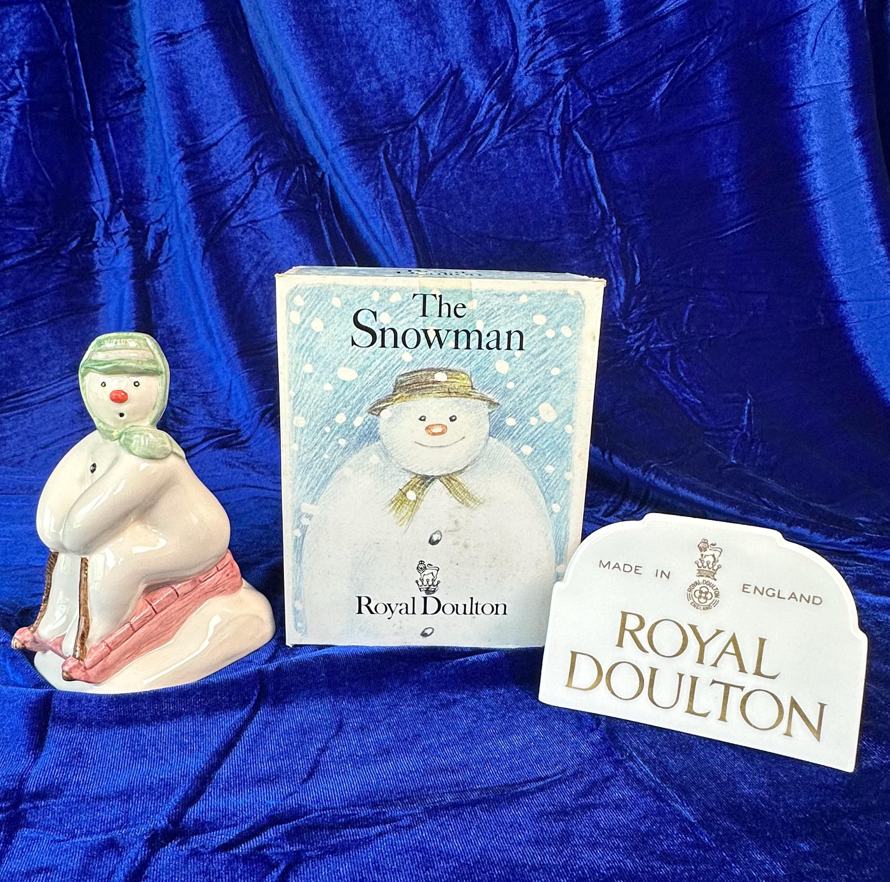 Doulton Snowman - Etsy