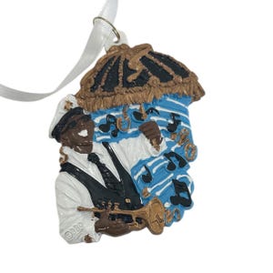 New Orleans Second Line Umbrella Christmas Ornament Holiday Tree Decor Mardi Gras